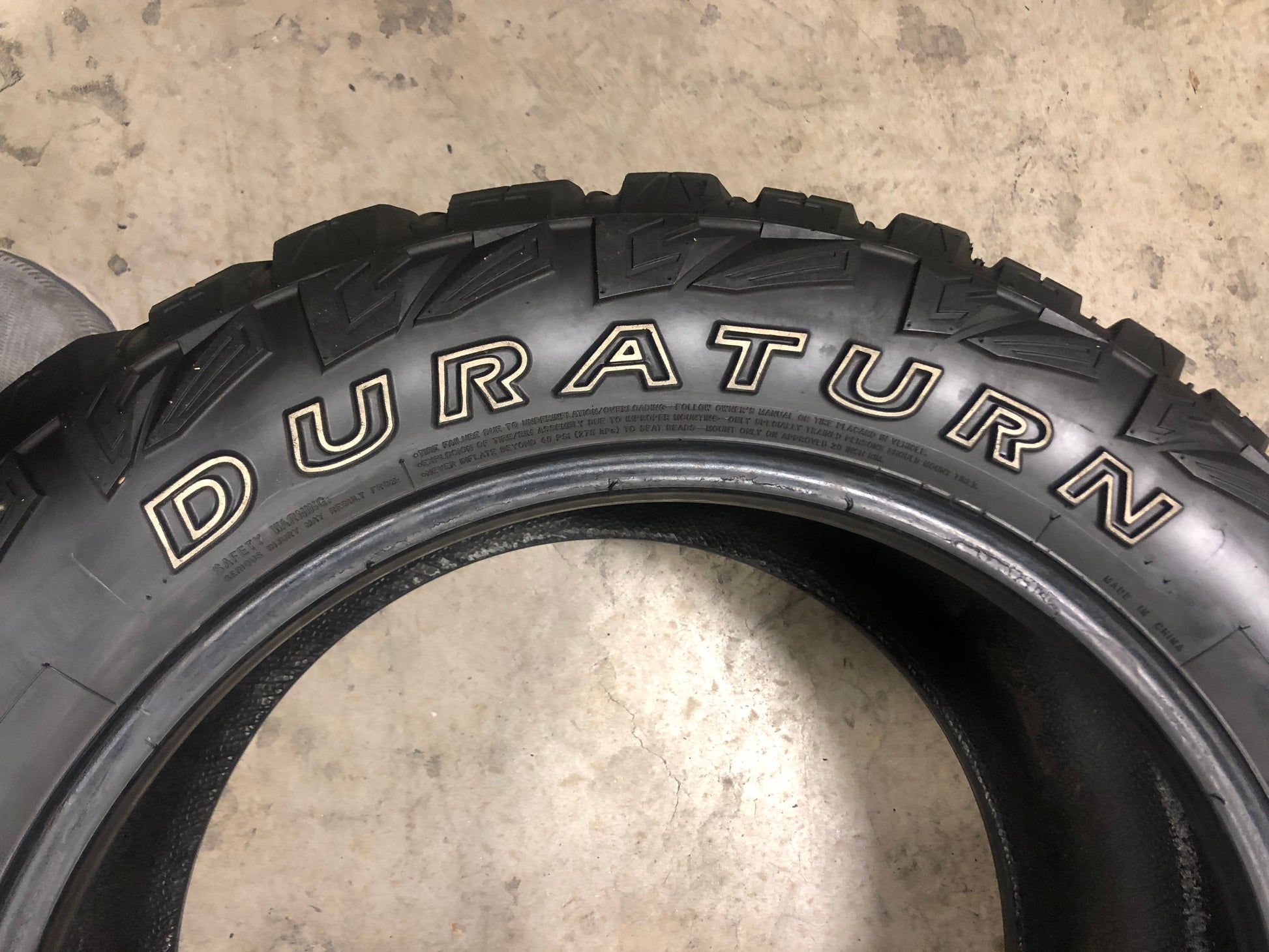 SET OF 2 33x12.50R20 Duraturn Travia M/T - Used Tires