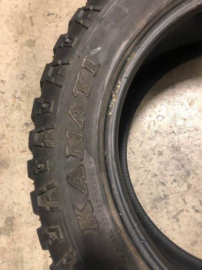 SET OF 2 285/60R20LT KANATI TRAIL HOG A/T 125/122Q E - Used Tires