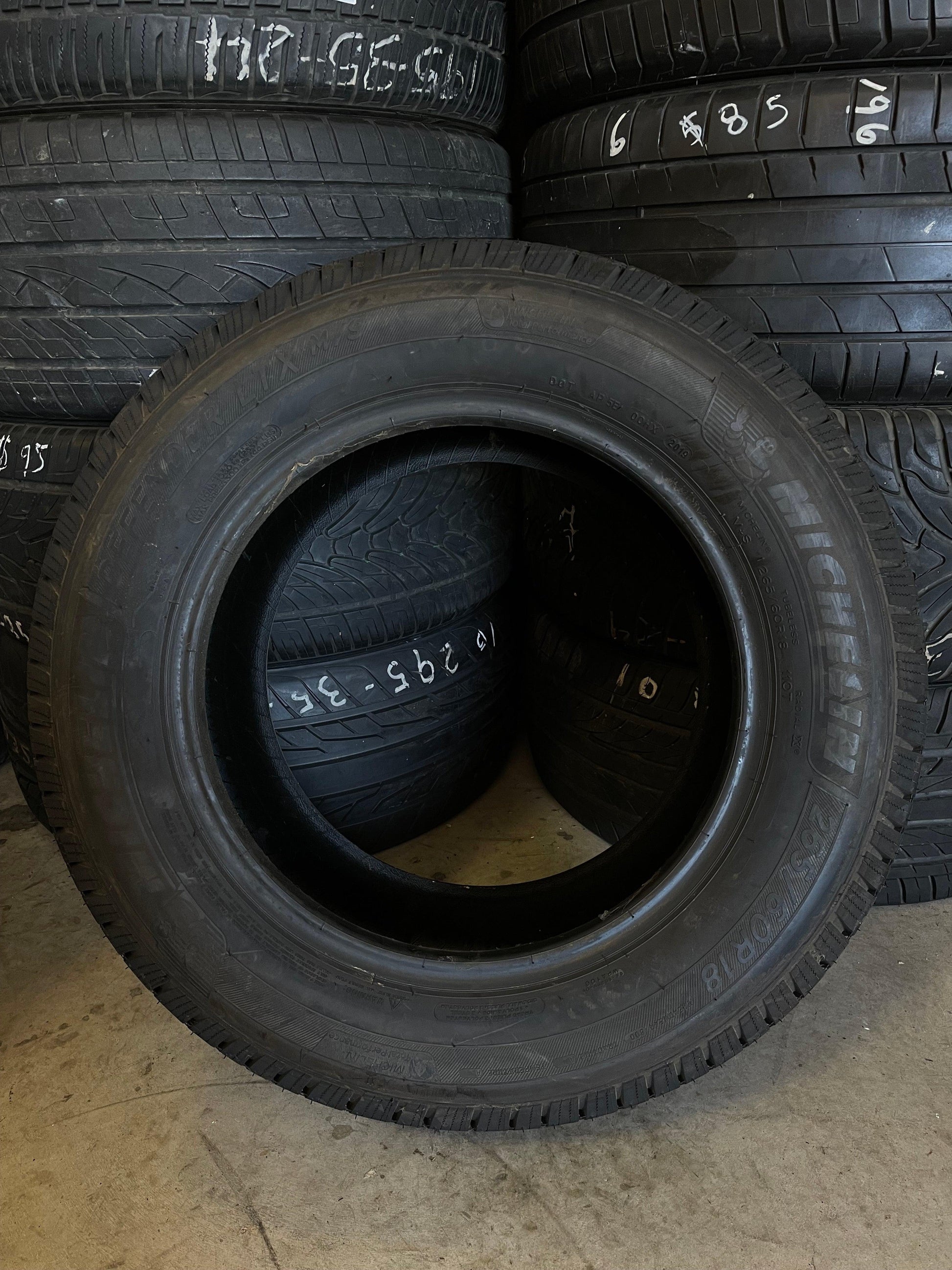 SET OF 2 265/60R18 Michelin Defender LTX M/S 110T XL - Used Tires