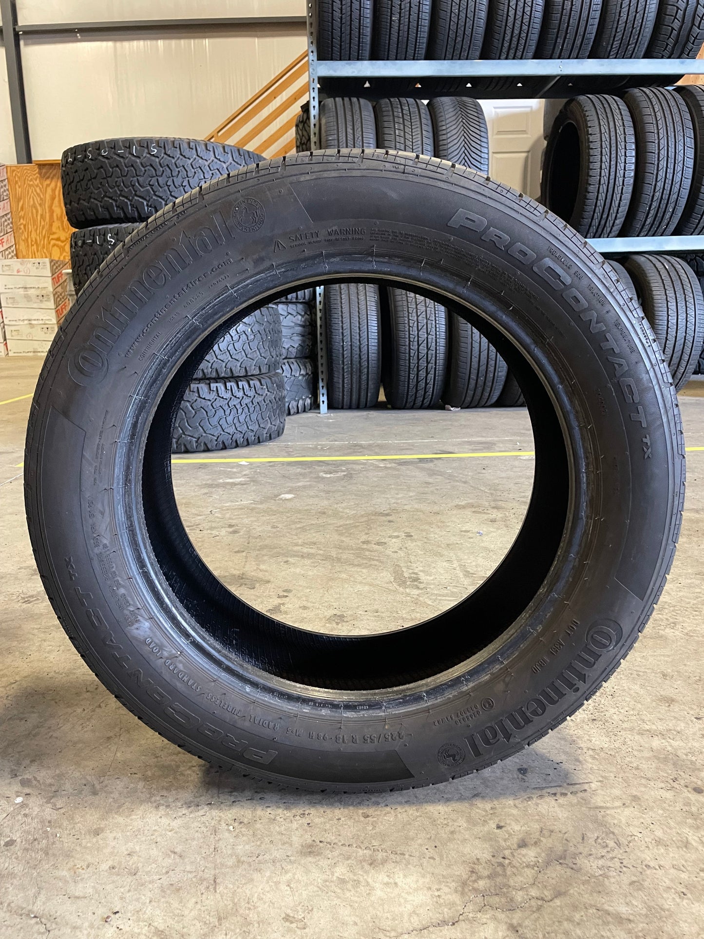 SINGLE 225/55R18 Continental ProContact TX 98 H SL - Used Tires