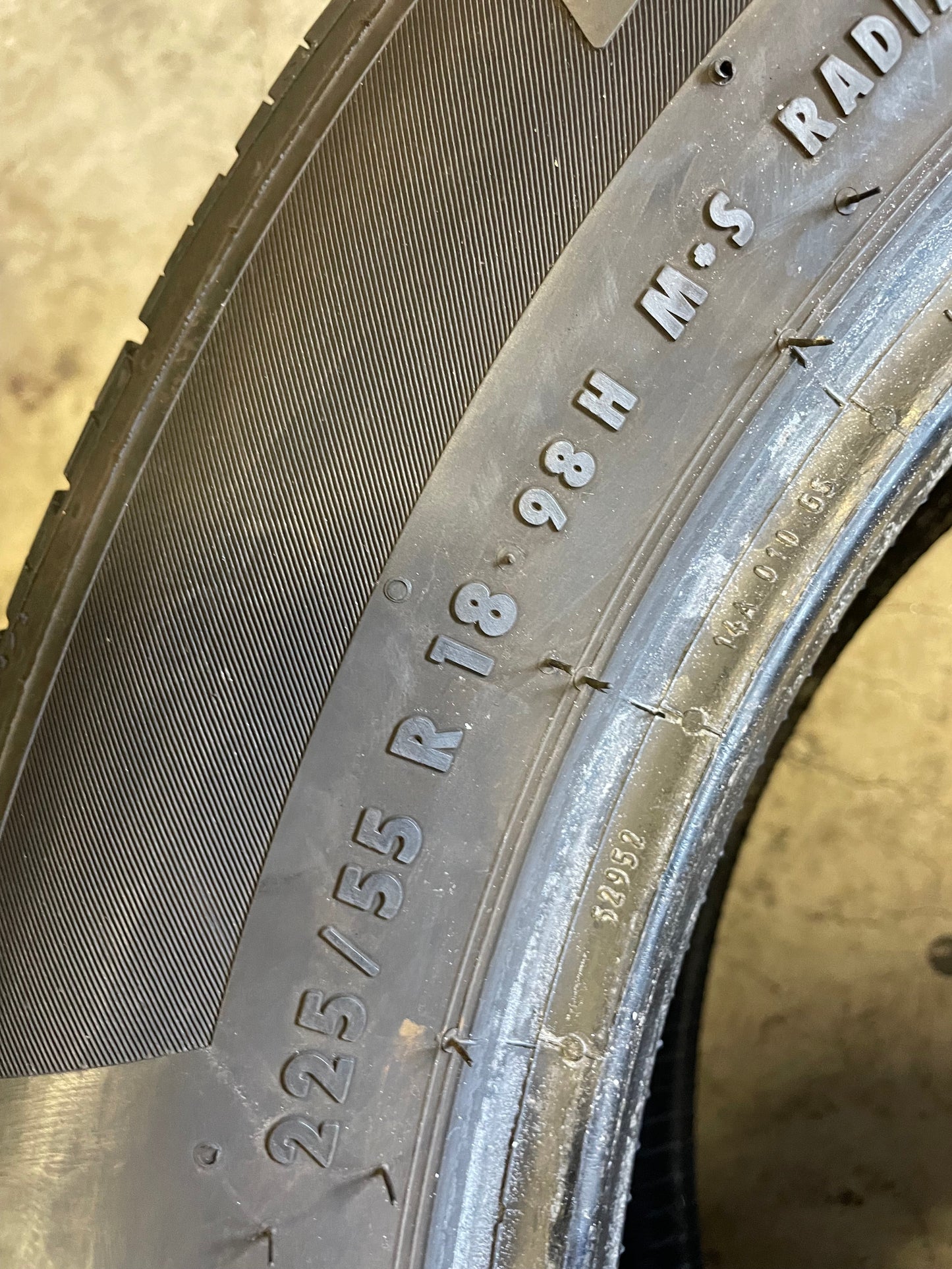 SINGLE 225/55R18 Continental ProContact TX 98 H SL - Used Tires