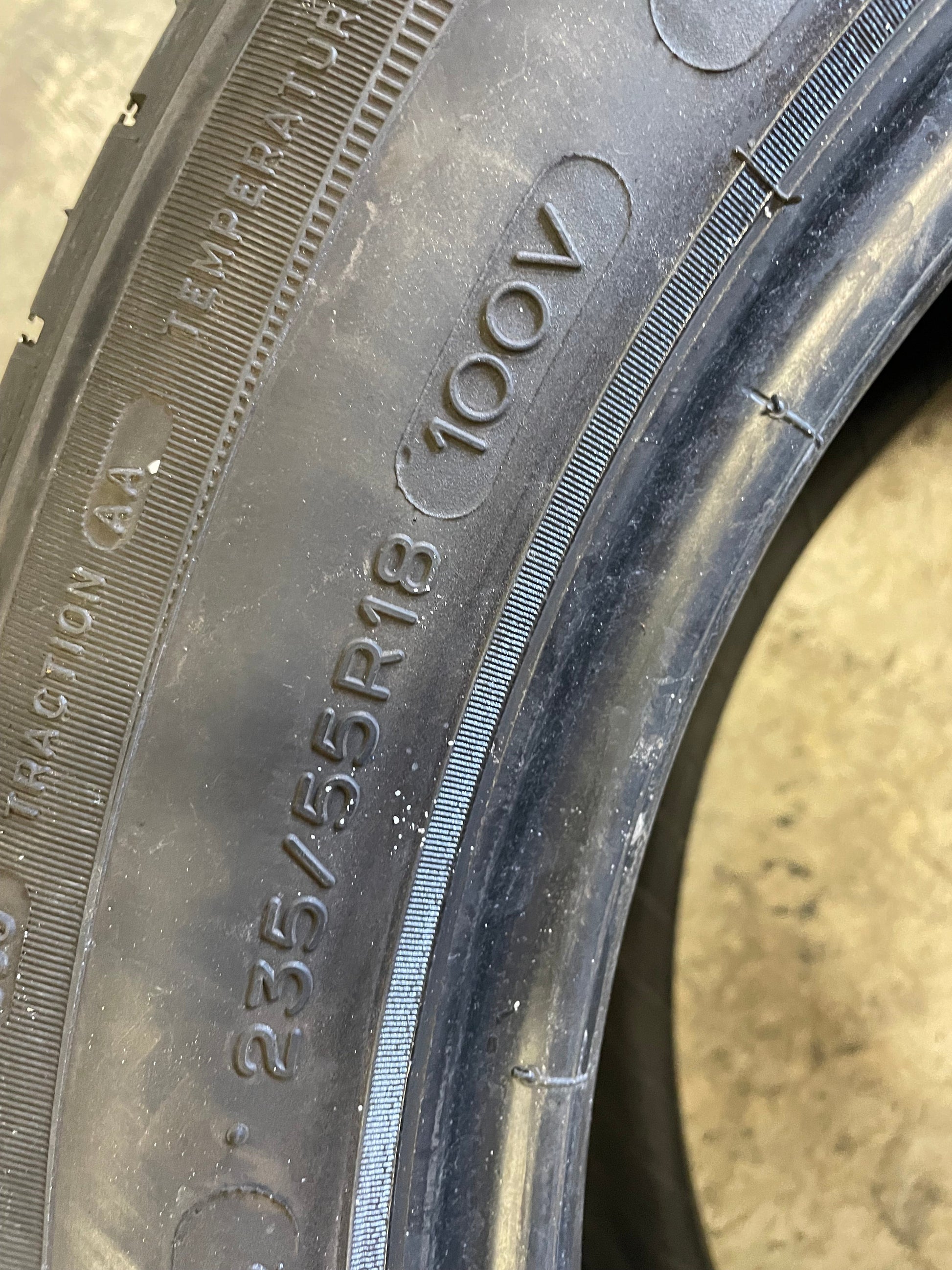 SINGLE 235/55R18 Michelin Primacy mxm4 100 V SL - Used Tires