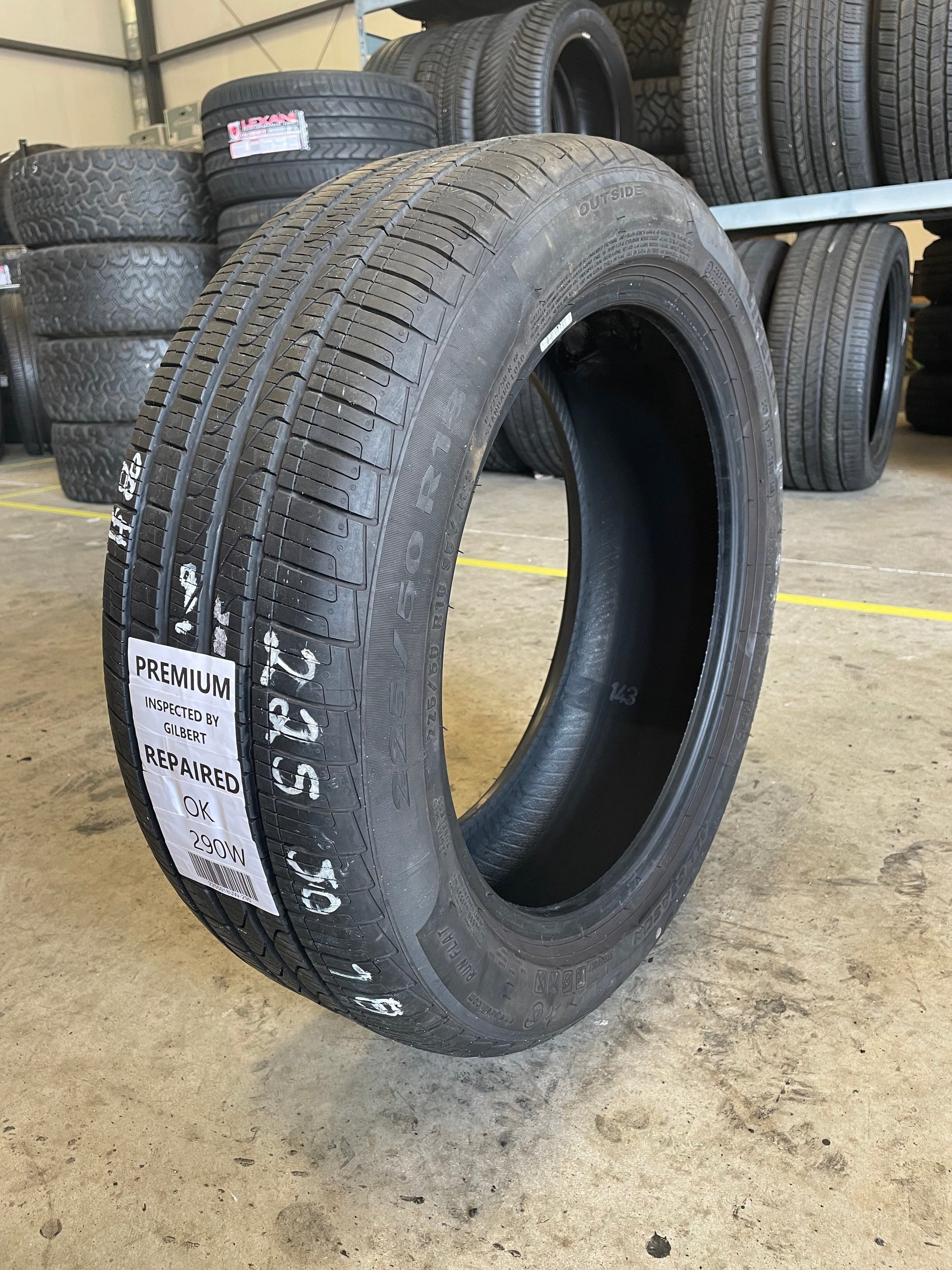 SET OF 2 225/50R18 Pirelli Cinturato P7 Run flat 95 V SL - Premium Used Tires