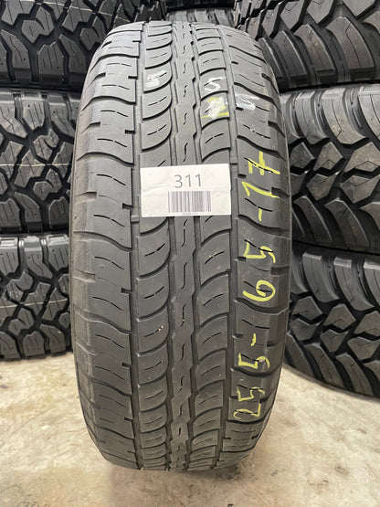 SINGLE 255/65R17 Fuzion Fuzion Suv 110 T 2337LBS - Used Tires