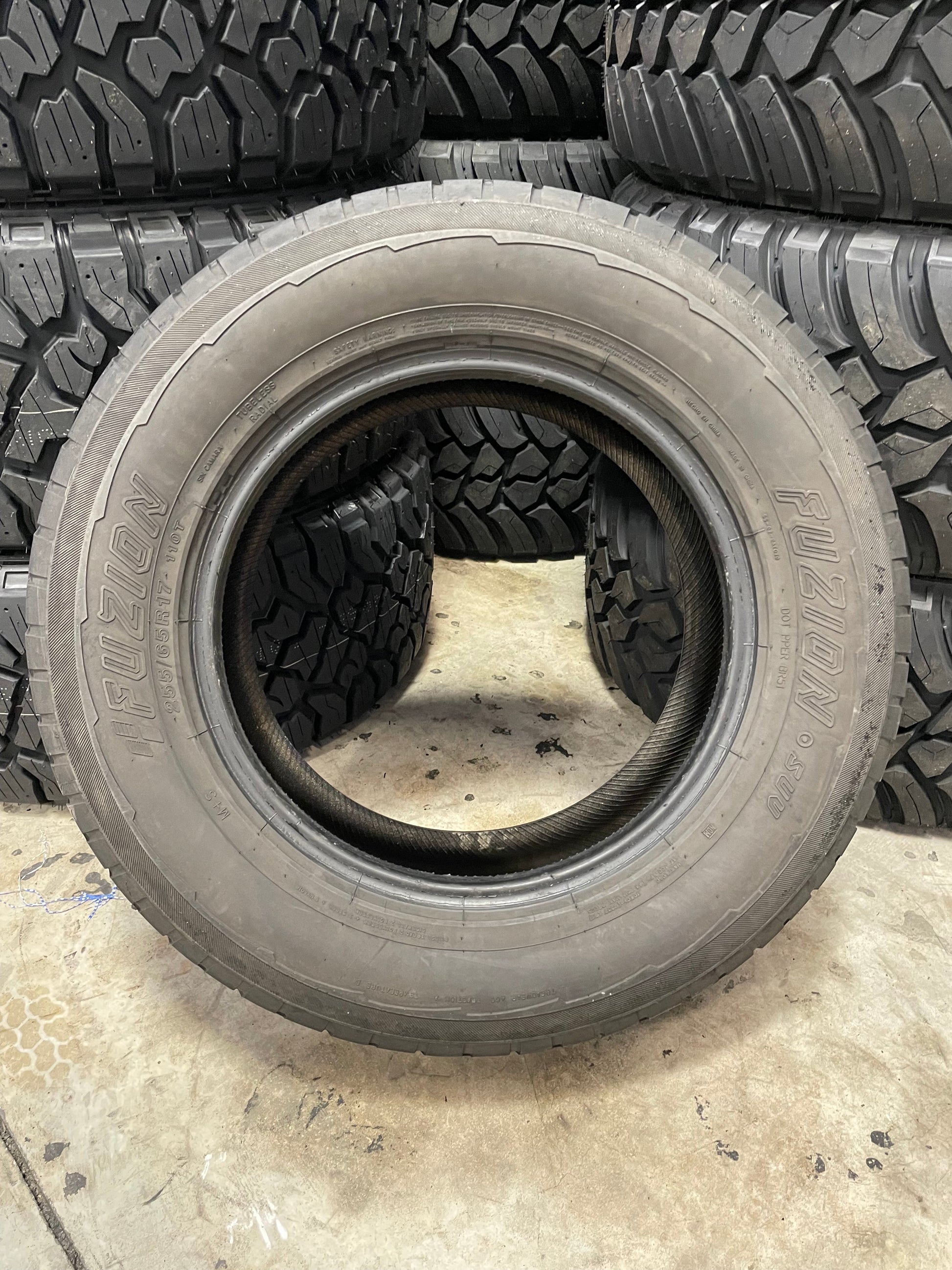 SINGLE 255/65R17 Fuzion Fuzion Suv 110 T 2337LBS - Used Tires