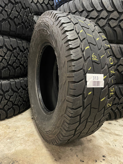 SINGLE 275/70R17 Cooper Discoverer A/T3 121/118 R E - Used Tires