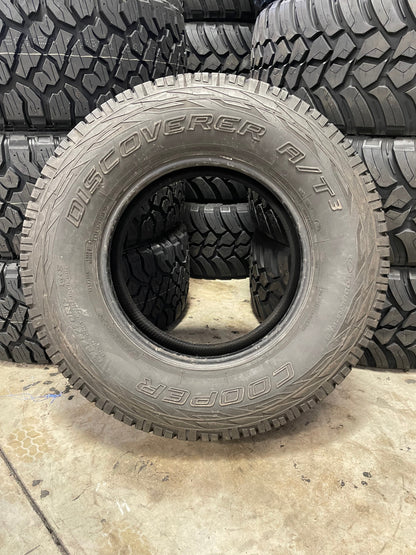 SINGLE 275/70R17 Cooper Discoverer A/T3 121/118 R E - Used Tires