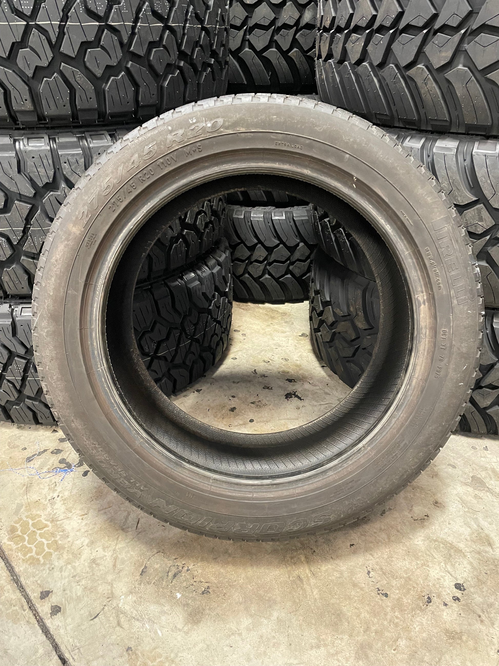 SINGLE 275/45R20 Pirelli Scorpion Verde All Season 110 V XL - Used Tires