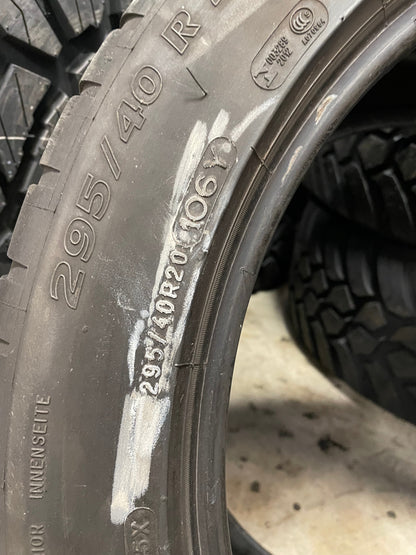 SINGLE 295/40R20 Michelin Latitude Sport 3 106 Y XL - Used Tires