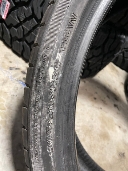 SINGLE 305/30R26 Delinte Desert Storm II DS8 116 W XL - Used Tires