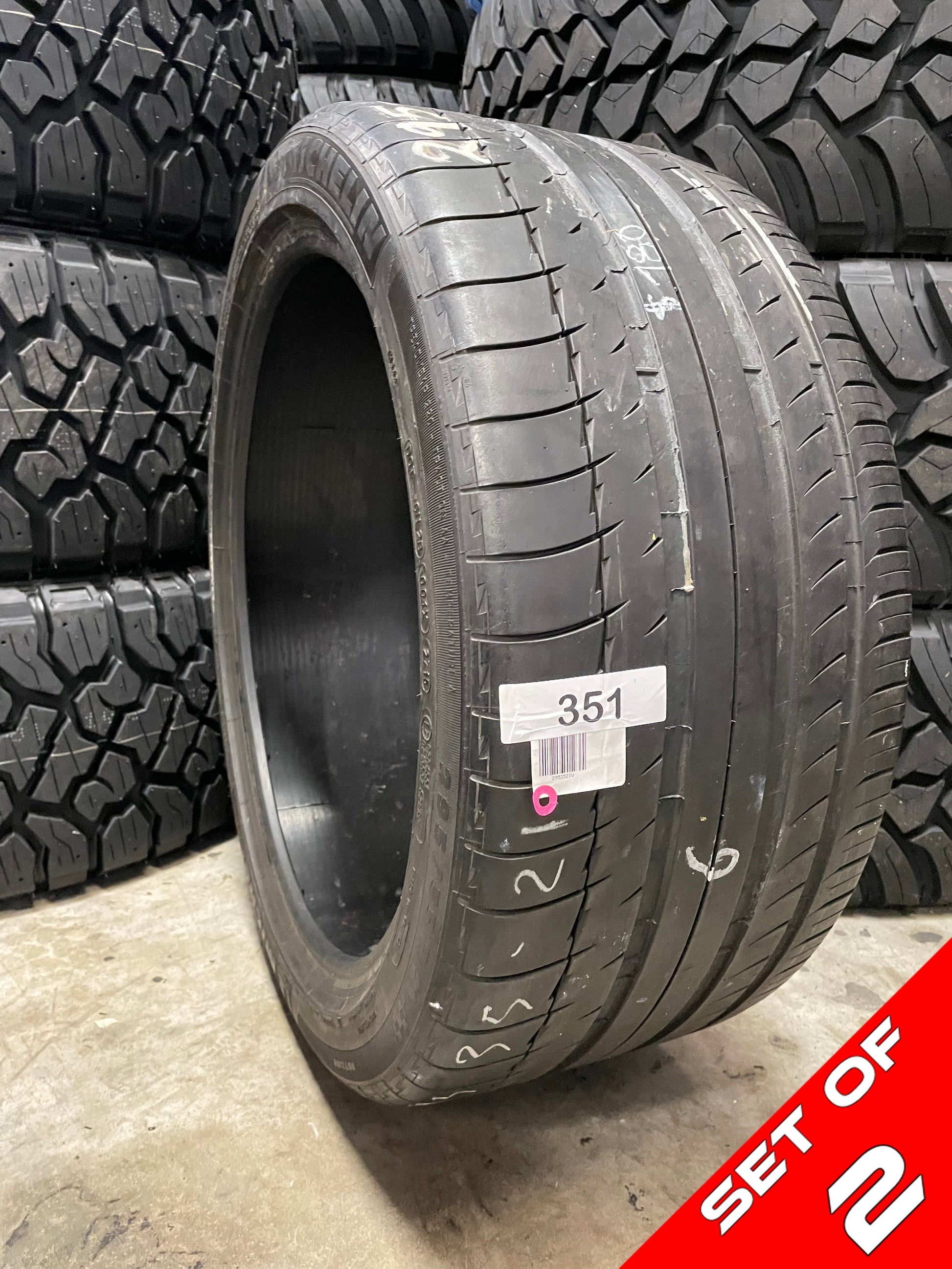 SET OF 2 295/35R21 Michelin Latitude Sport 107 Y XL - Used Tires