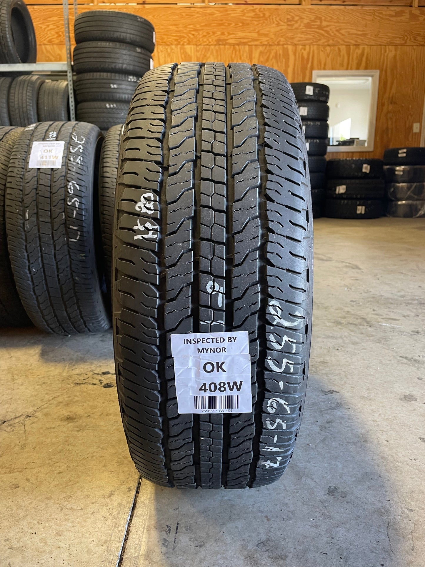 SET OF 4 255/65R17 Goodyear Wrangler Fortitude HT 110T SL - Used Tires