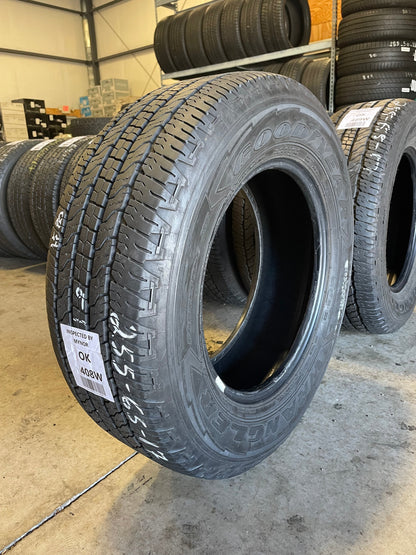 SET OF 4 255/65R17 Goodyear Wrangler Fortitude HT 110T SL - Used Tires