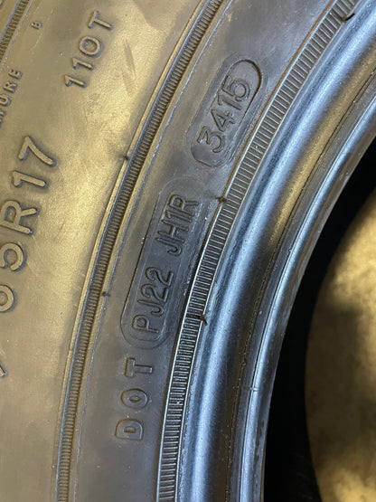 SET OF 4 255/65R17 Goodyear Wrangler Fortitude HT 110T SL - Used Tires