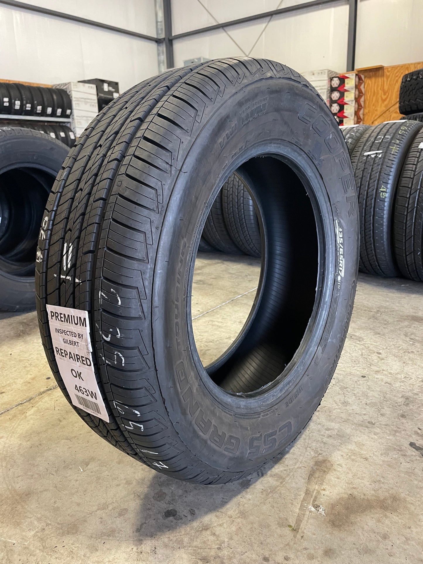 SINGLE 235/65R17 Cooper CS5 Grand Touring 104 T SL - Premium Used Tires