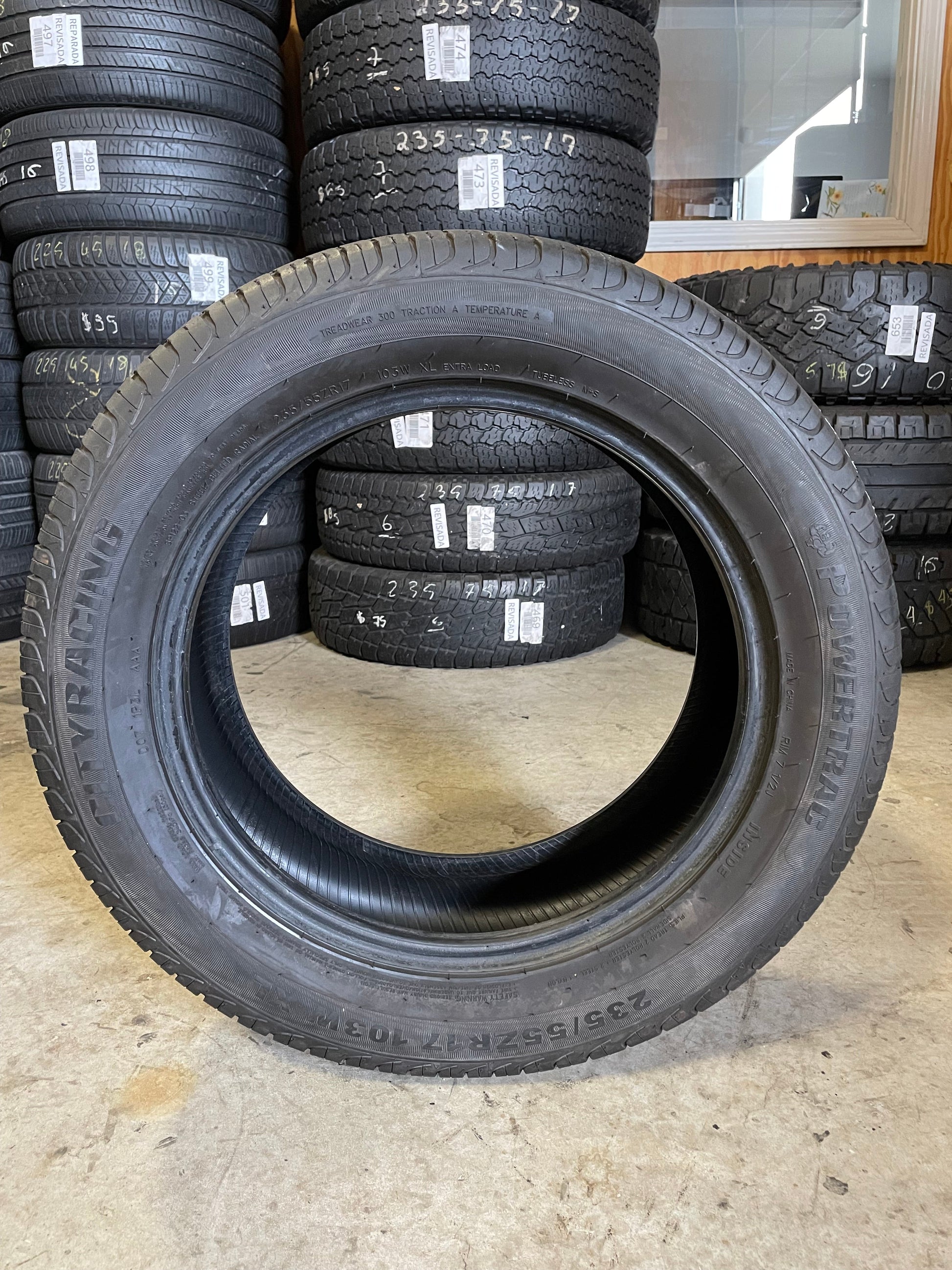 SINGLE 235/55R17 Powertrac Cityracing 103 W XL - Used Tires