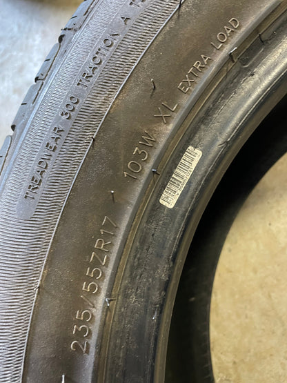 SINGLE 235/55R17 Powertrac Cityracing 103 W XL - Used Tires