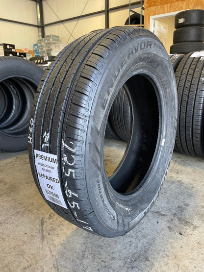 SINGLE 225/65R17 Cooper Endeavor Plus 102 H SL - Premium Used Tires