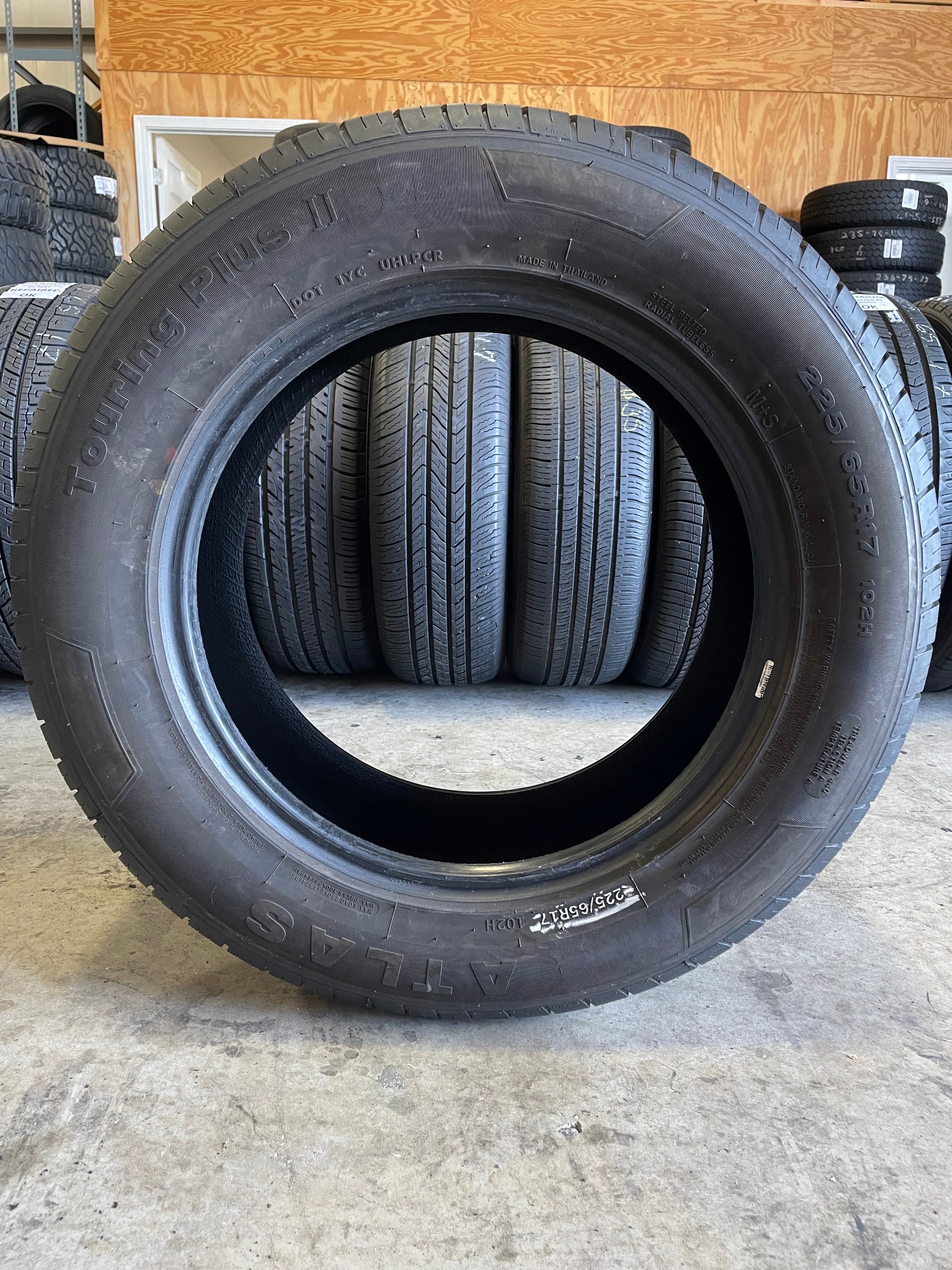 SINGLE 225/65R17 Atlas Touring Plus 2 102 H SL - Premium Used Tires