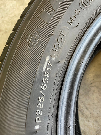 SINGLE 225/65R17 Michelin Latitude Tour 100 T SL - Used Tires
