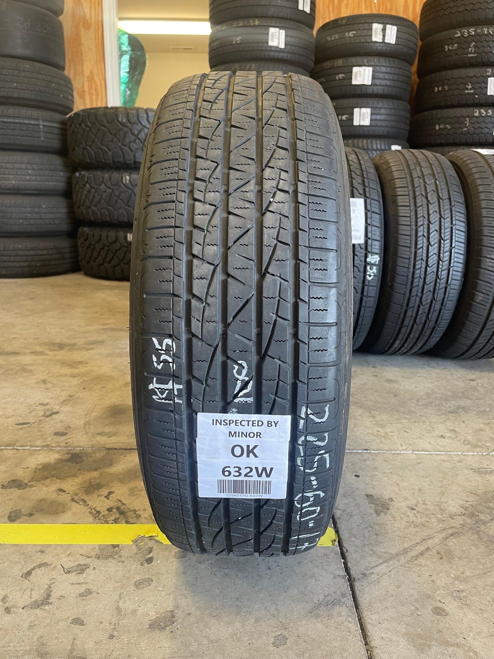 SET OF 4 225/60R17 Firestone Destination LE3 99 T SL - Used Tires