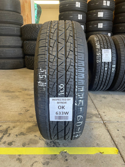 SET OF 4 225/60R17 Firestone Destination LE3 99 T SL - Used Tires