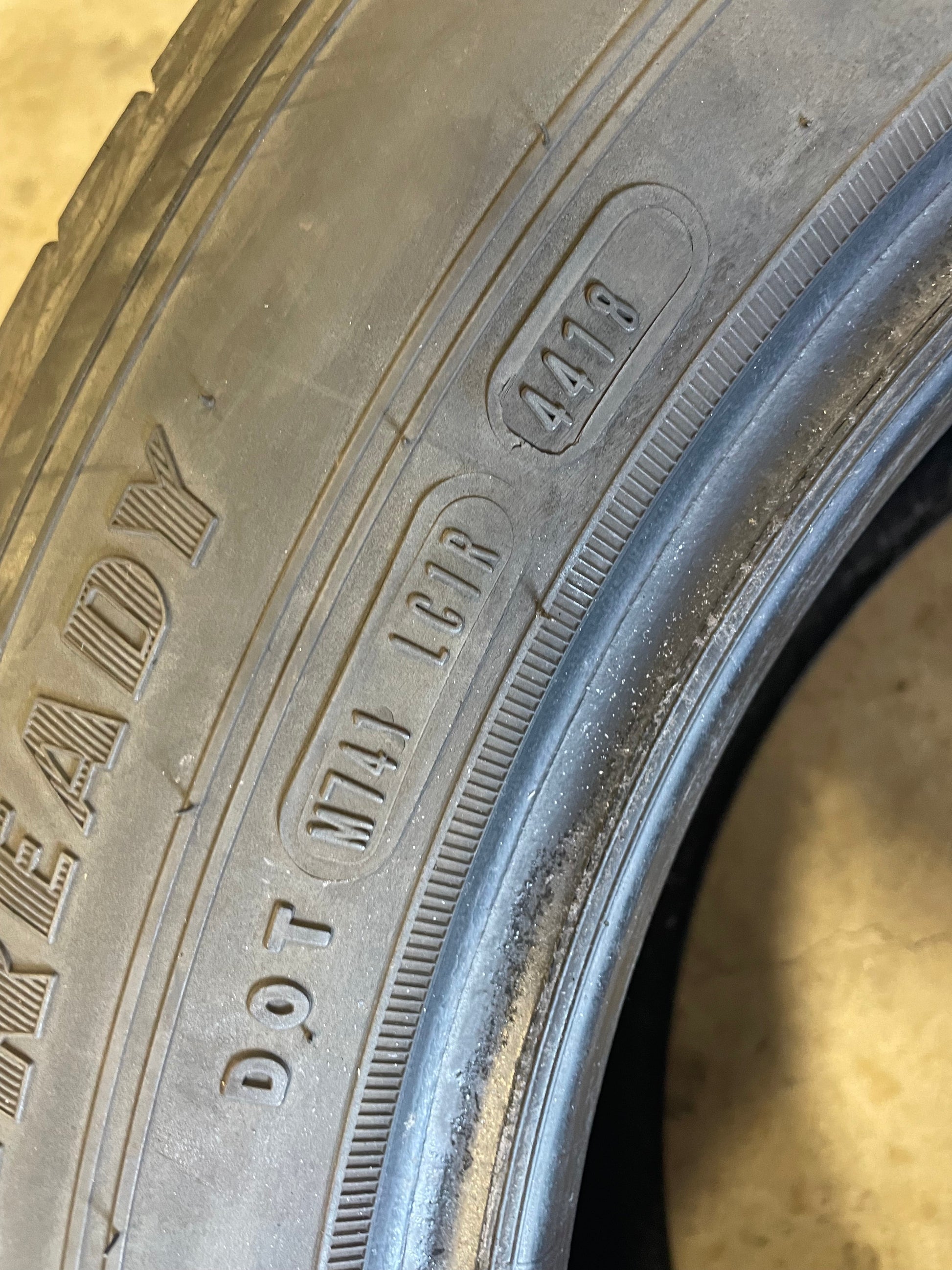 SET OF 4 225/60R17 Goodyear Assurance WeatherReady 99 H SL - Used Tires