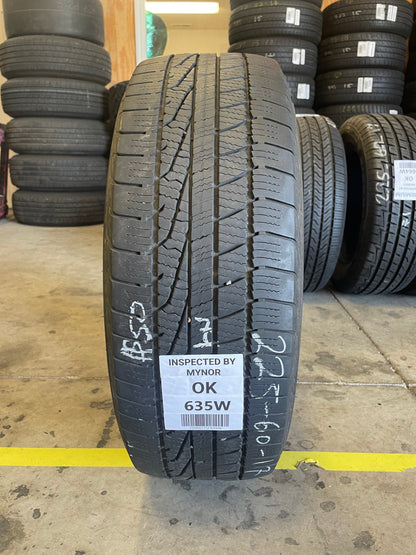 SET OF 4 225/60R17 Goodyear Assurance WeatherReady 99 H SL - Used Tires