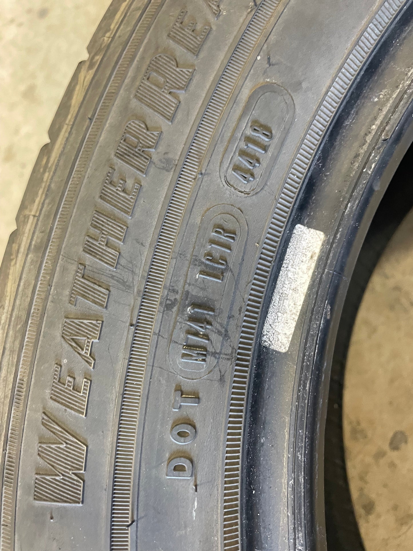 SET OF 4 225/60R17 Goodyear Assurance WeatherReady 99 H SL - Used Tires