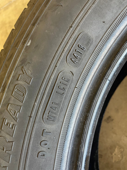 SET OF 4 225/60R17 Goodyear Assurance WeatherReady 99 H SL - Used Tires