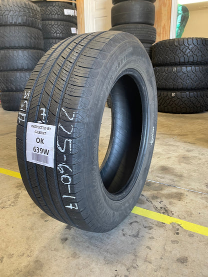 SET OF 2 225/60R17 Michelin Defender 99 T SL - Used Tires