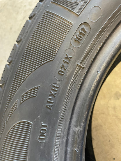 SET OF 2 225/60R17 Michelin Defender 99 T SL - Used Tires