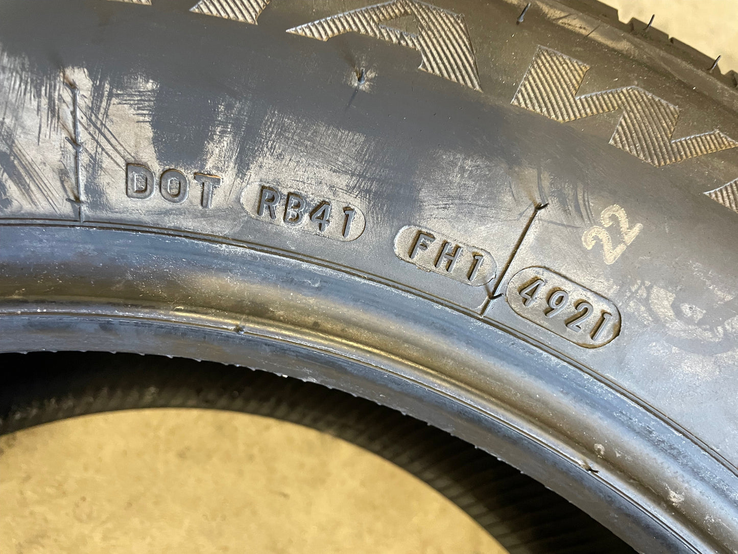 SINGLE 225/60R17 Firestone Firehawk AS 99 V SL - Premium Used Tires