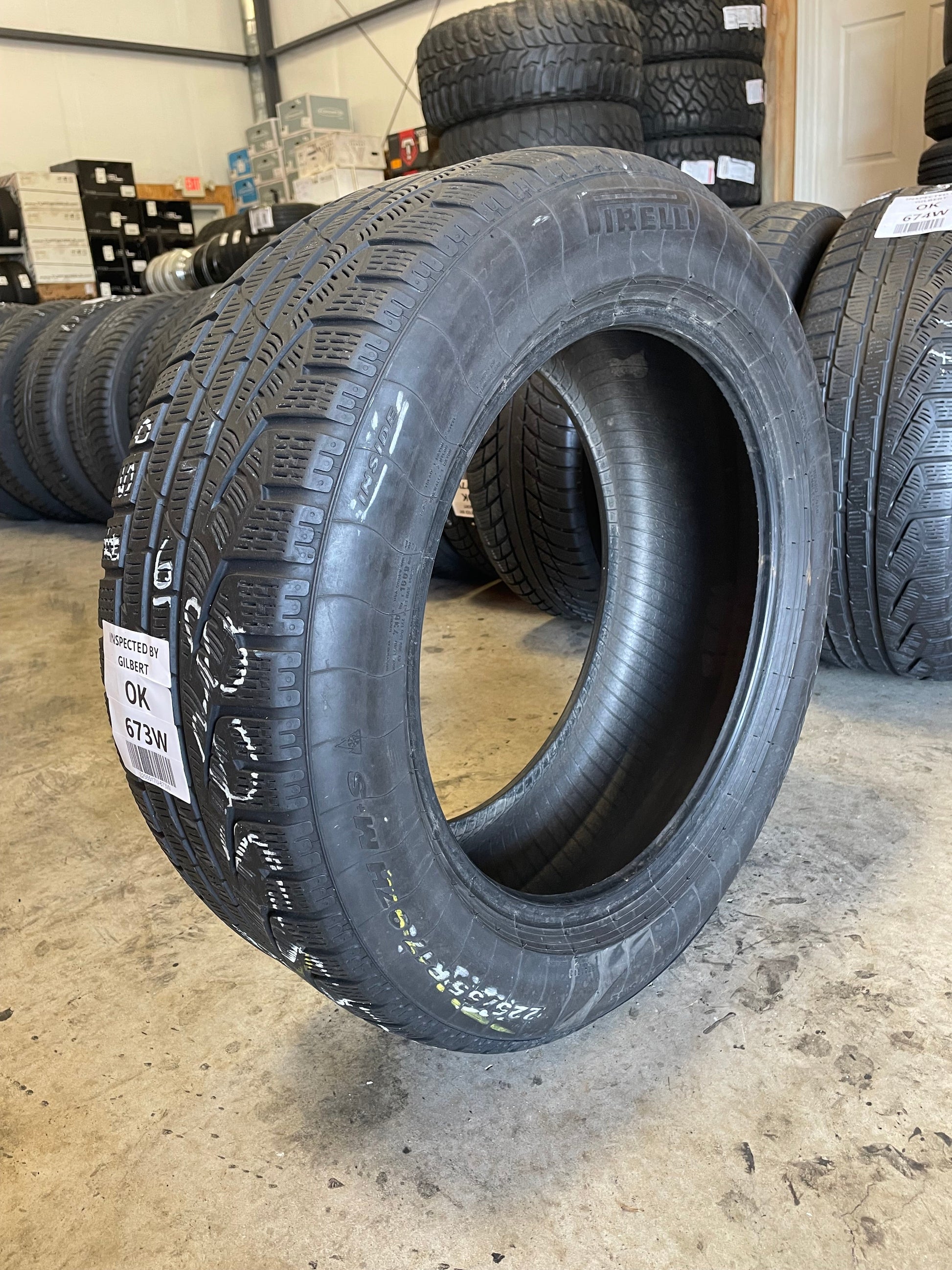 SET OF 3 225/55R17 Pirelli Sottozero 97 H SL - Used Tires