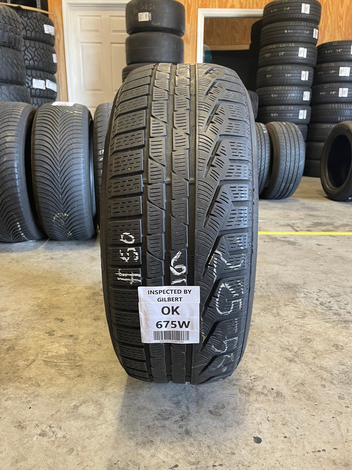 SET OF 3 225/55R17 Pirelli Sottozero 97 H SL - Used Tires