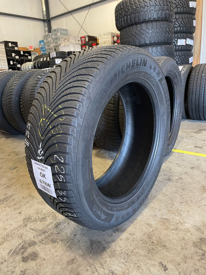 SINGLE 225/55R17 Michelin Alpin 5 97 H SL - Used Tires