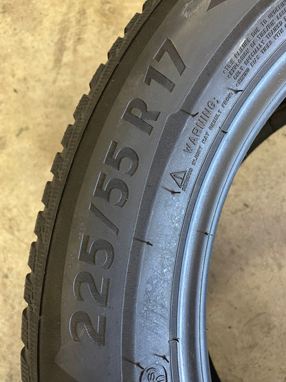 SINGLE 225/55R17 Michelin Alpin 5 97 H SL - Used Tires