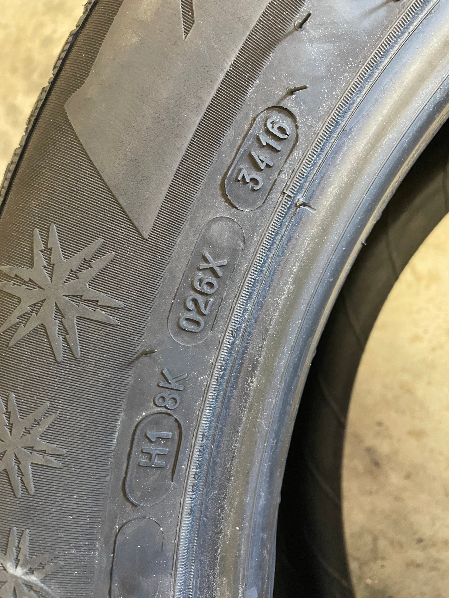 SINGLE 225/55R17 Michelin Alpin 5 101 V XL - Used Tires