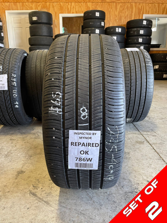 SET OF 2 235/40R19 Hankook Kinergy GT 92 V SL - Premium Used Tires