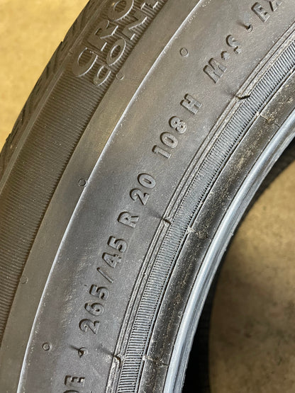 SINGLE 265/45R20 Continental Crooss Contact LX Sport 108 H XL - Used Tires