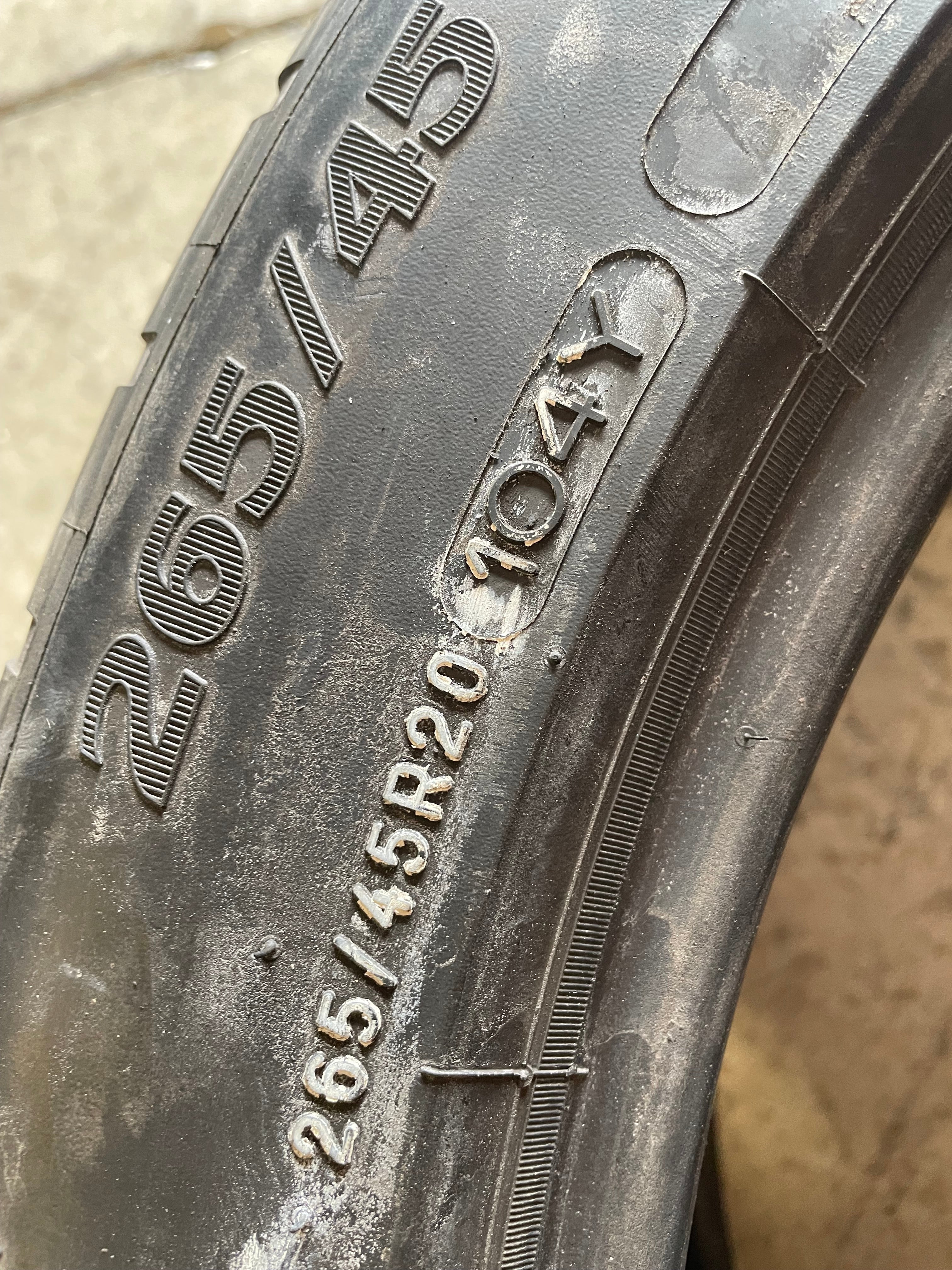 SINGLE 265/45R20 Michelin Latitude Sport 3 104 Y SL - Used Tires