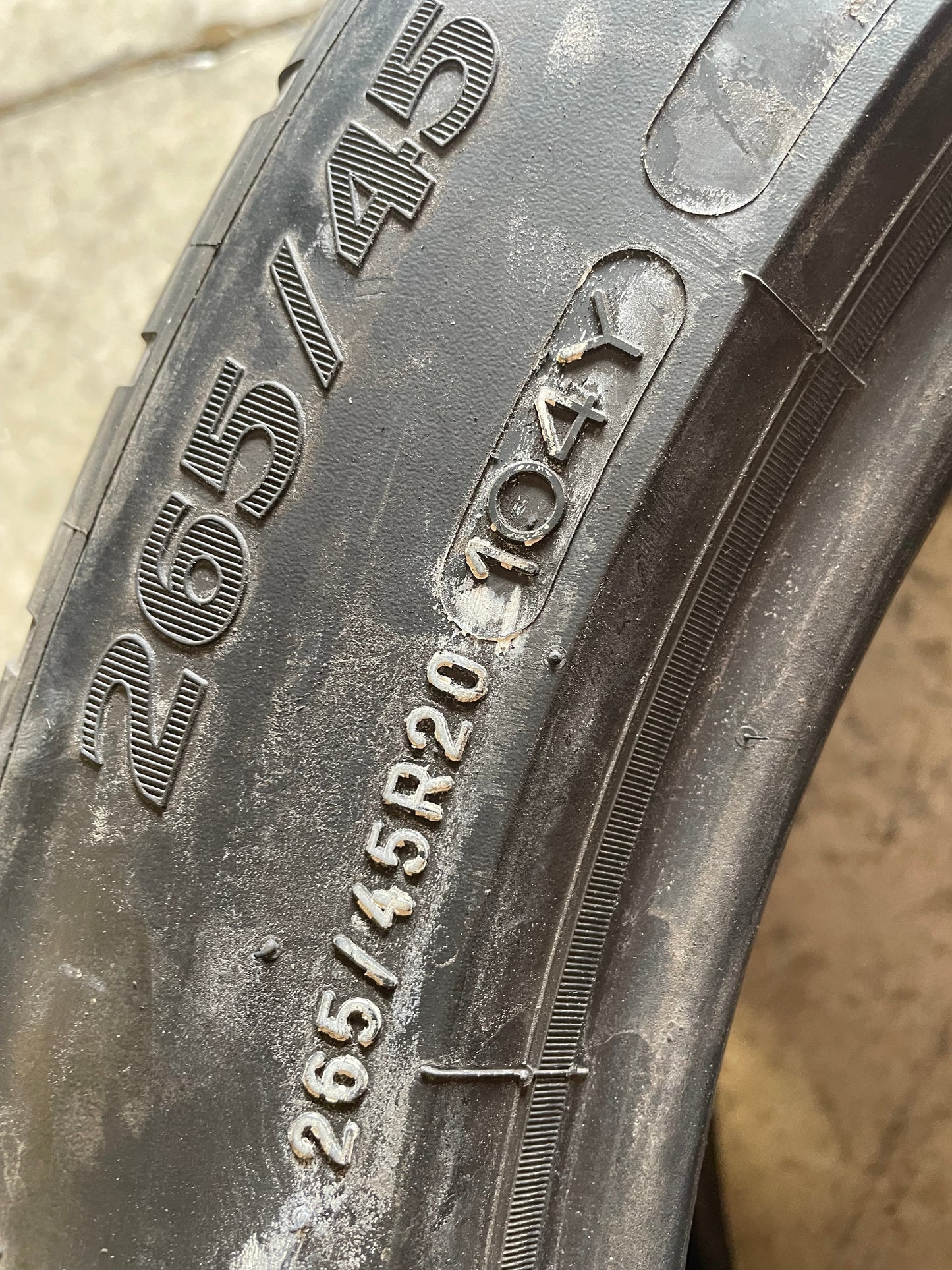 SINGLE 265/45R20 Michelin Latitude Sport 3 104 Y SL - Used Tires