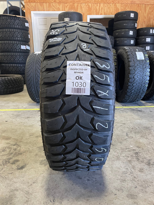 SET OF 2 35X12.50R18 Roadone Cavalry M/T 123 Q E - Used Tires