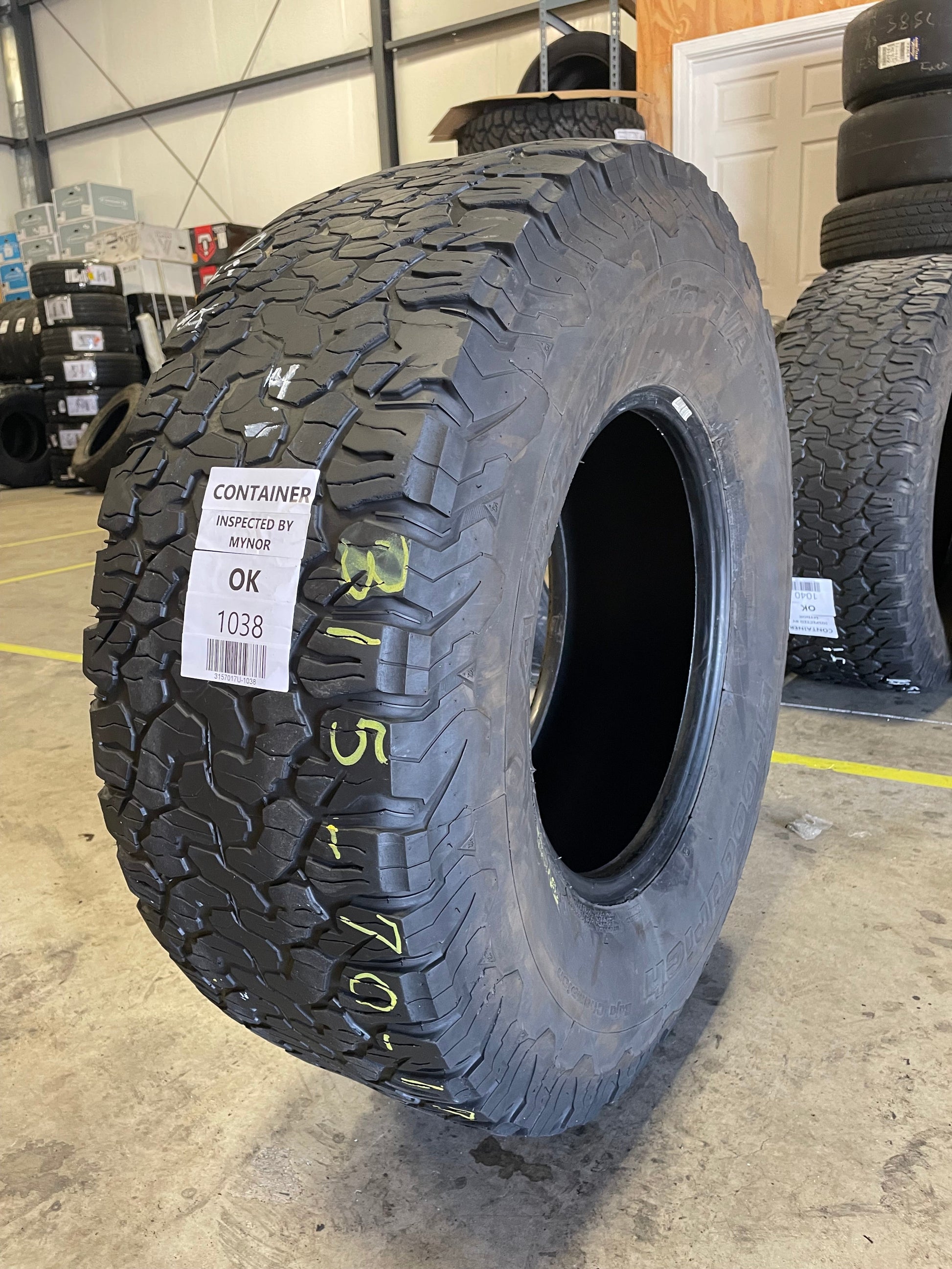 SET OF 3 315/70R17 Bfgoodrich All-Terrain T/A KO2 113/110 S C - Used Tires