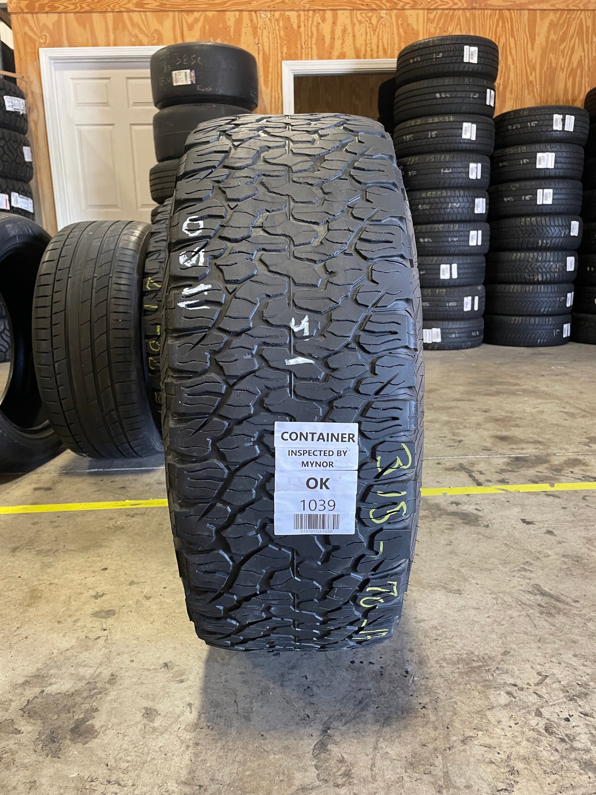 SET OF 3 315/70R17 Bfgoodrich All-Terrain T/A KO2 113/110 S C - Used Tires