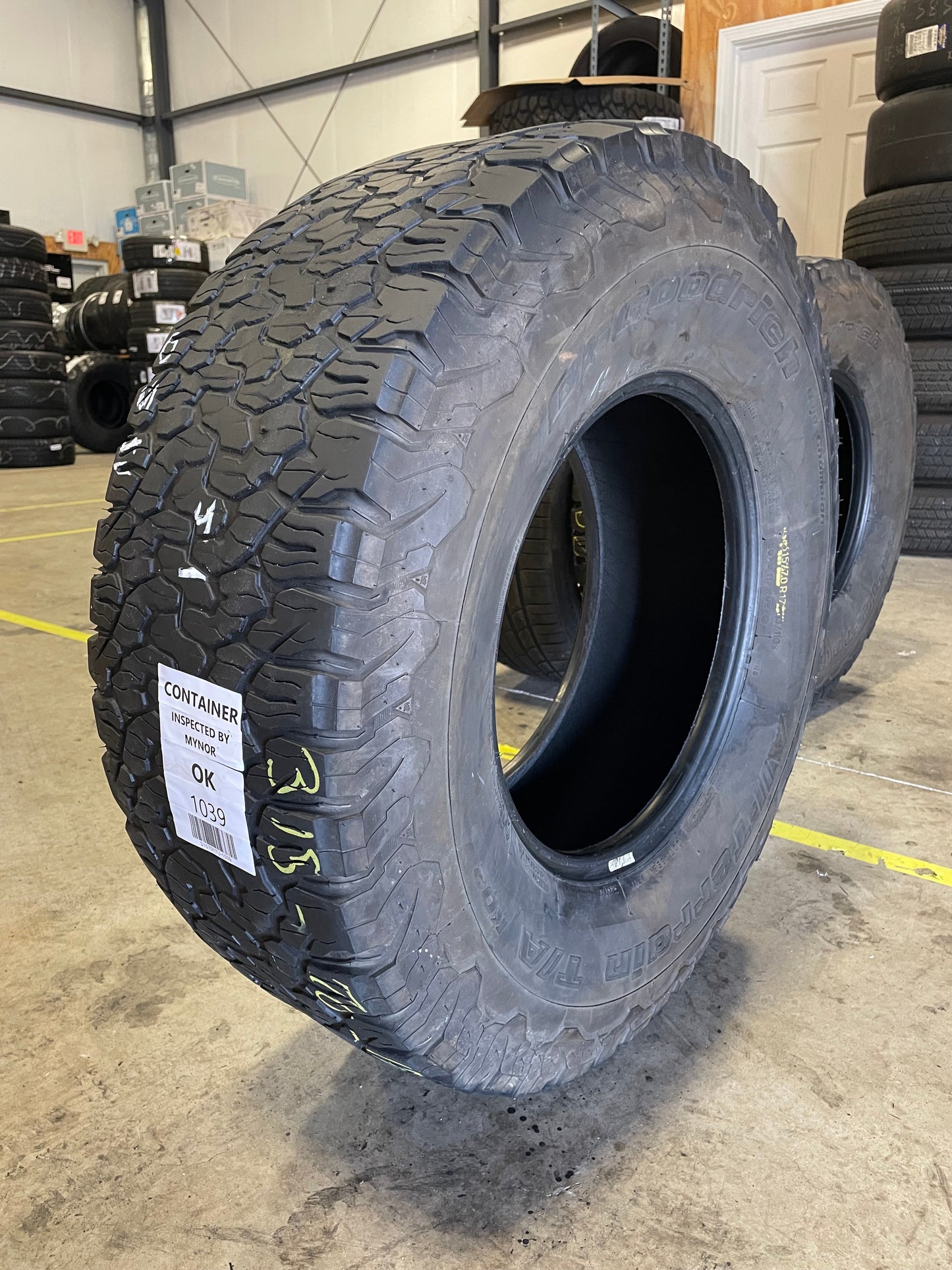 SET OF 3 315/70R17 Bfgoodrich All-Terrain T/A KO2 113/110 S C - Used Tires