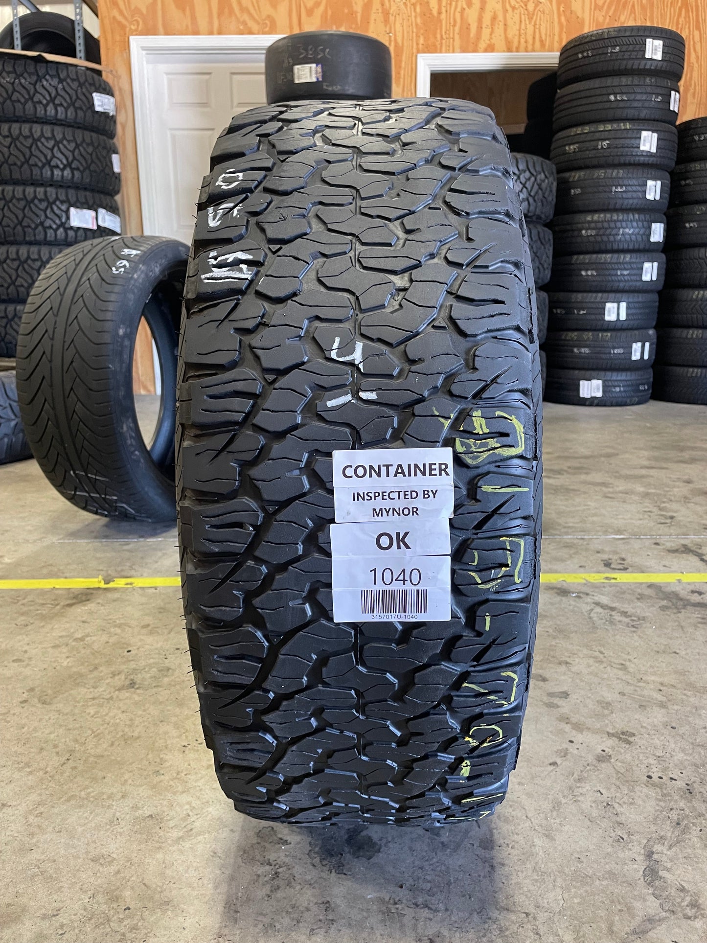 SET OF 3 315/70R17 Bfgoodrich All-Terrain T/A KO2 113/110 S C - Used Tires