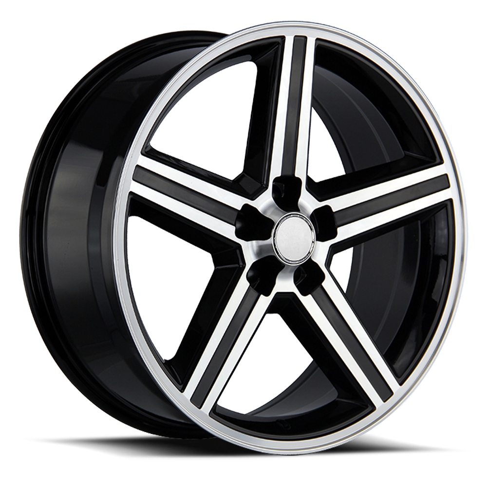 Strada Wheel Replicas IROC R148 22x9 10 5x127 Gloss Black Machined