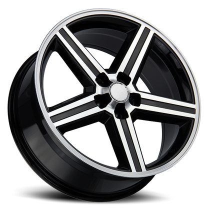 Strada Wheel Replicas IROC R148 24x10 13 5x127 Gloss Black Machined