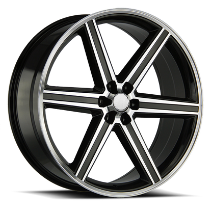 Strada Wheel Replicas IROC R148 22x9.5 13 6x139.7 Gloss Black Machined